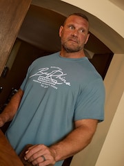 BadRhino Big & Tall Light Blue Signature T-Shirt - Image 1 of 4