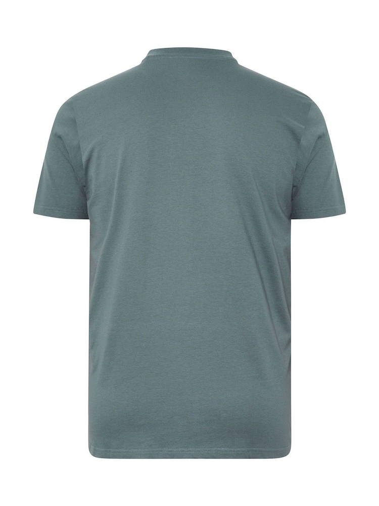 BadRhino Big & Tall Light Blue Signature T-Shirt - Image 4 of 4