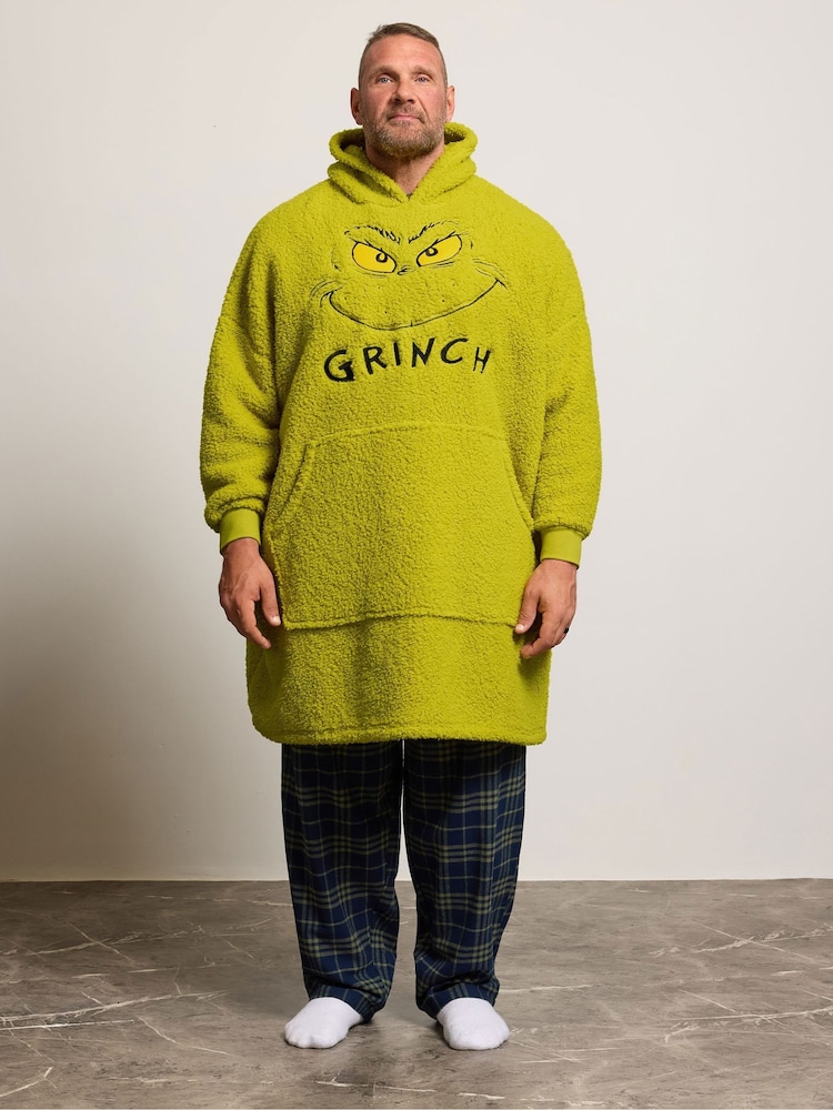 BadRhino Big & Tall Green Grinch Blanket - Image 1 of 7 BadRhino Big & Tall Green Grinch Blanket - Image 1 of 7