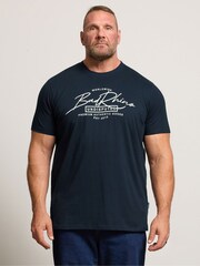 BadRhino Big & Tall Blue Signature T-Shirt - Image 1 of 6