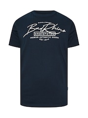 BadRhino Big & Tall Blue Signature T-Shirt - Image 5 of 6