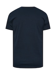 BadRhino Big & Tall Blue Signature T-Shirt - Image 6 of 6