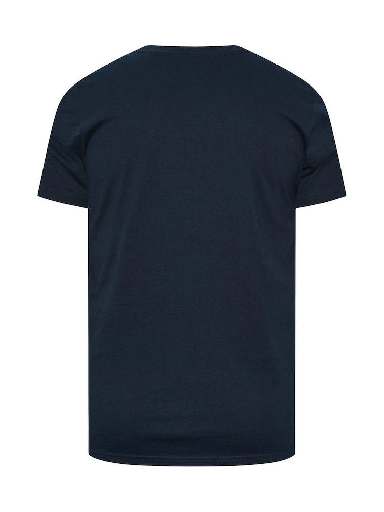 BadRhino Big & Tall Blue Signature T-Shirt - Image 6 of 6
