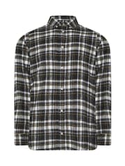 BadRhino Big & Tall Black Checked Shirt - Image 2 of 3