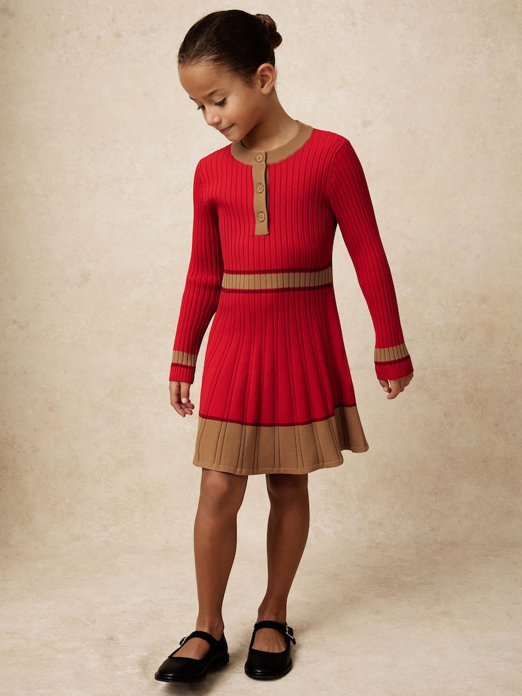 Reiss Red Holly Dress - Image 1 of 5