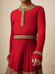 Reiss Red Holly Dress - Image 4 of 5
