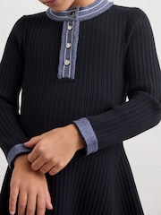 Reiss Navy Rudy Dress - Image 4 of 5