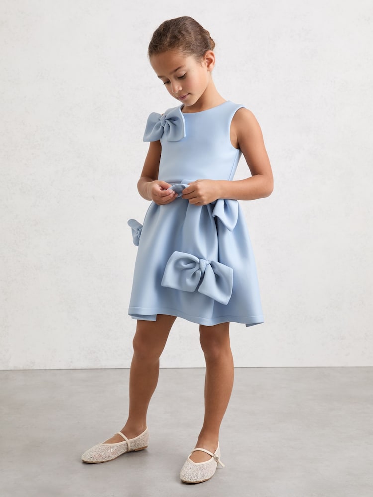 Reiss Pale Blue Joey Dress - Image 1 of 5 Reiss Pale Blue Joey Dress - Image 1 of 5