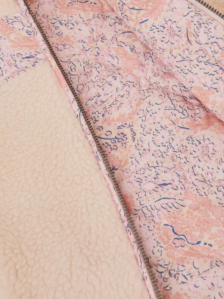 Reiss Fenella Floral-Panel Fleece Jacket - صورة 5 من 5 Reiss Fenella Floral-Panel Fleece Jacket - صورة 5 من 5