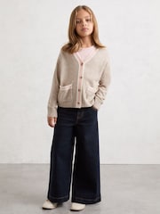 Reiss Eloise Wool-Blend Tipped Cardigan with Cashmere - Imagen 3 de 5