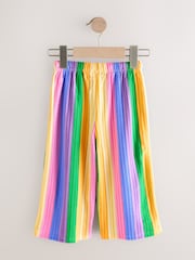Pink/Regenbogenstreifen - Hose mit weitem Bein (3 Monate – 7 Jahre) - Bild 5 von 7