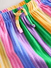 Pink/Regenbogenstreifen - Hose mit weitem Bein (3 Monate – 7 Jahre) - Bild 6 von 7