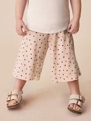 Ecru Mono Spot Wide Leg Trousers (3mths-7yrs) - Image 1 of 6