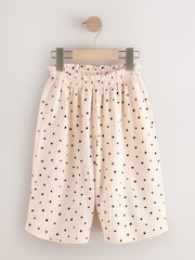Ecru Mono Spot Wide Leg Trousers (3mths-7yrs) - Image 4 of 6