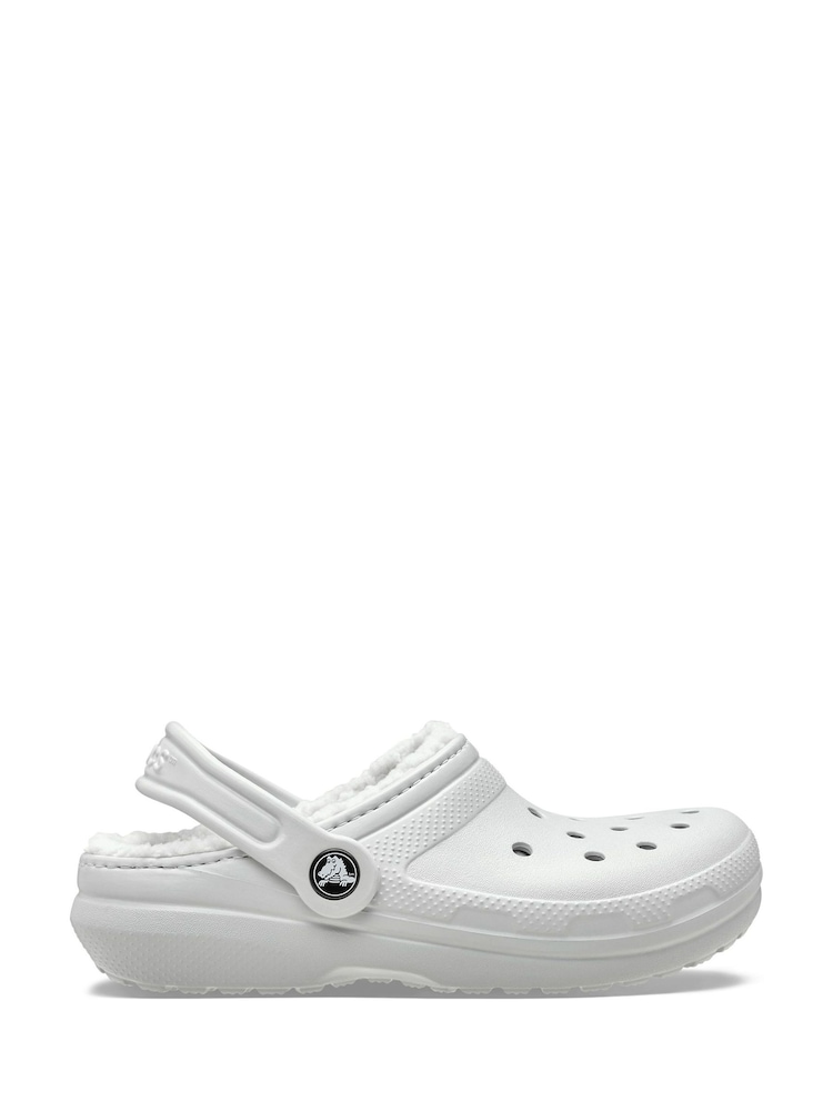 Branco - Tamanco Crocs Classic Lined - Imagem 1 de 4 Branco - Tamanco Crocs Classic Lined - Imagem 1 de 4