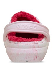 Crocs Pink Classic Lined Clogs - Image 4 of 4