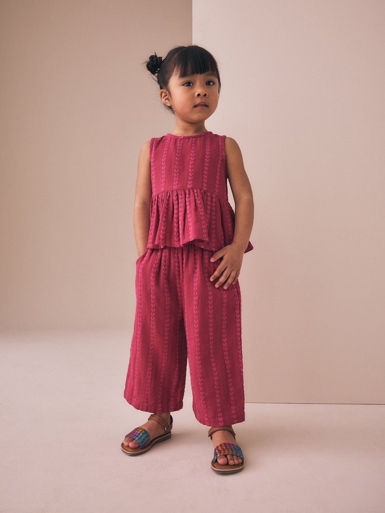Berry Pink Top And Trousers Set (3mths-8yrs) - Image 1 of 3