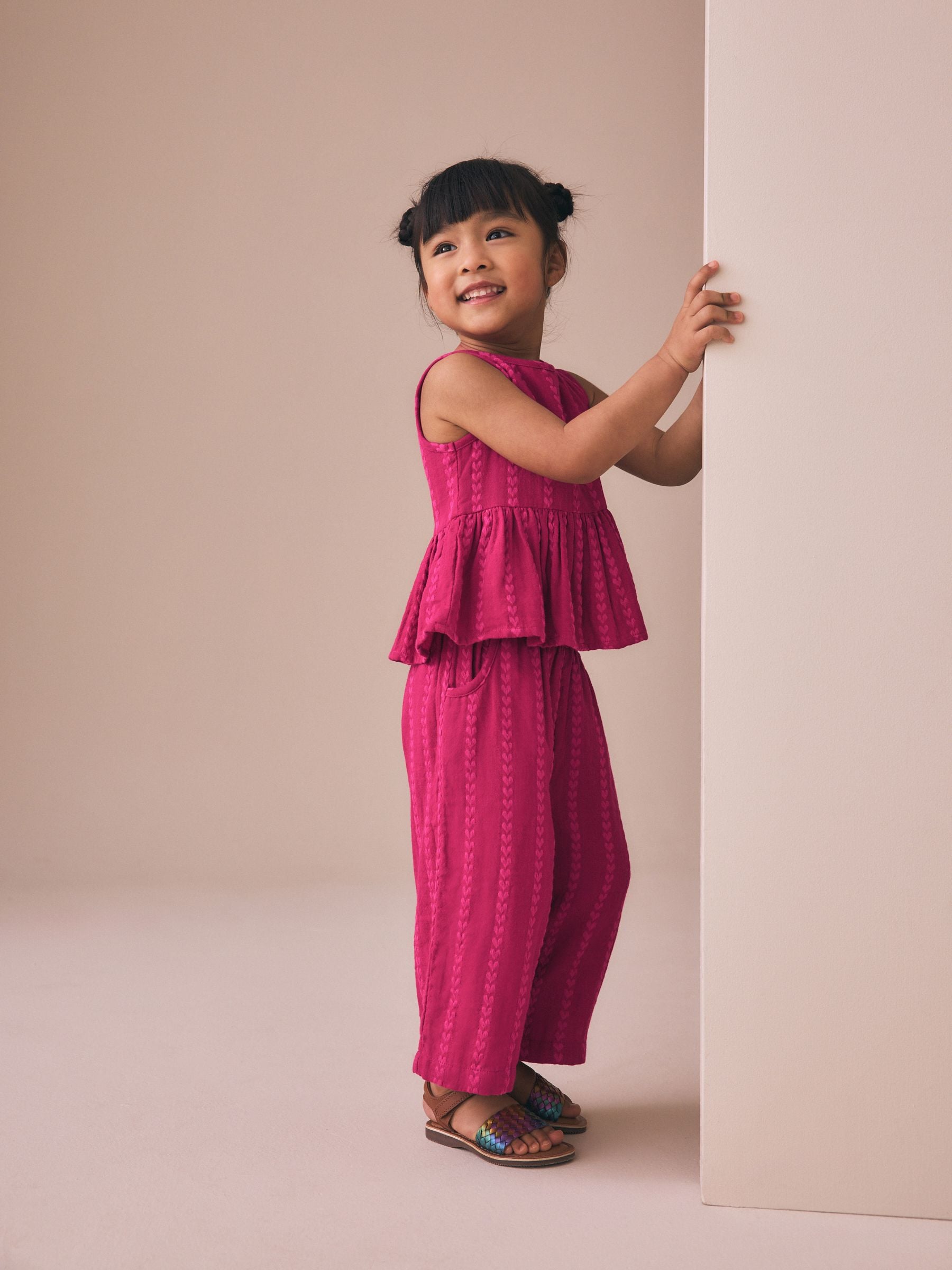 Buy Berry Pink Top And Trousers Set (3mths-8yrs) from Next USA