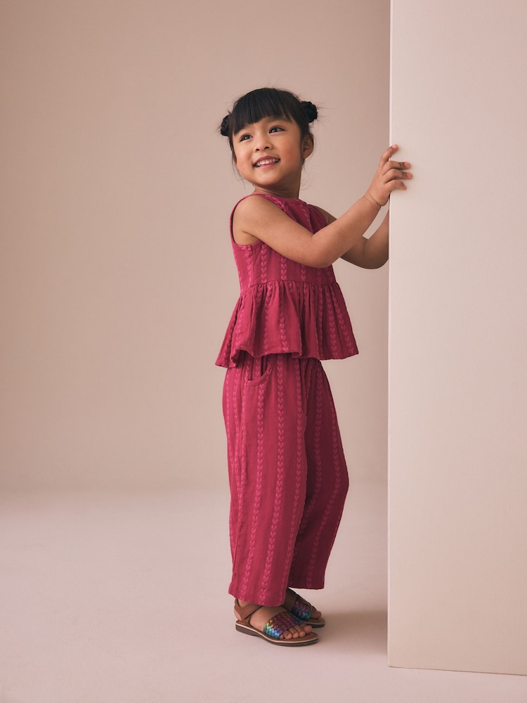 Berry Pink Top And Trousers Set (3mths-8yrs) - Image 2 of 3