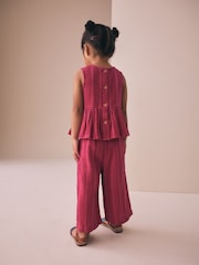 Berry Pink Top And Trousers Set (3mths-8yrs) - Image 3 of 3