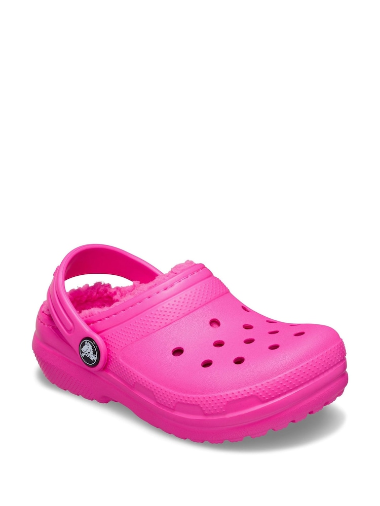 Rosa - Tamanco Crocs Classic Lined - Imagem 2 de 4 Rosa - Tamanco Crocs Classic Lined - Imagem 2 de 4