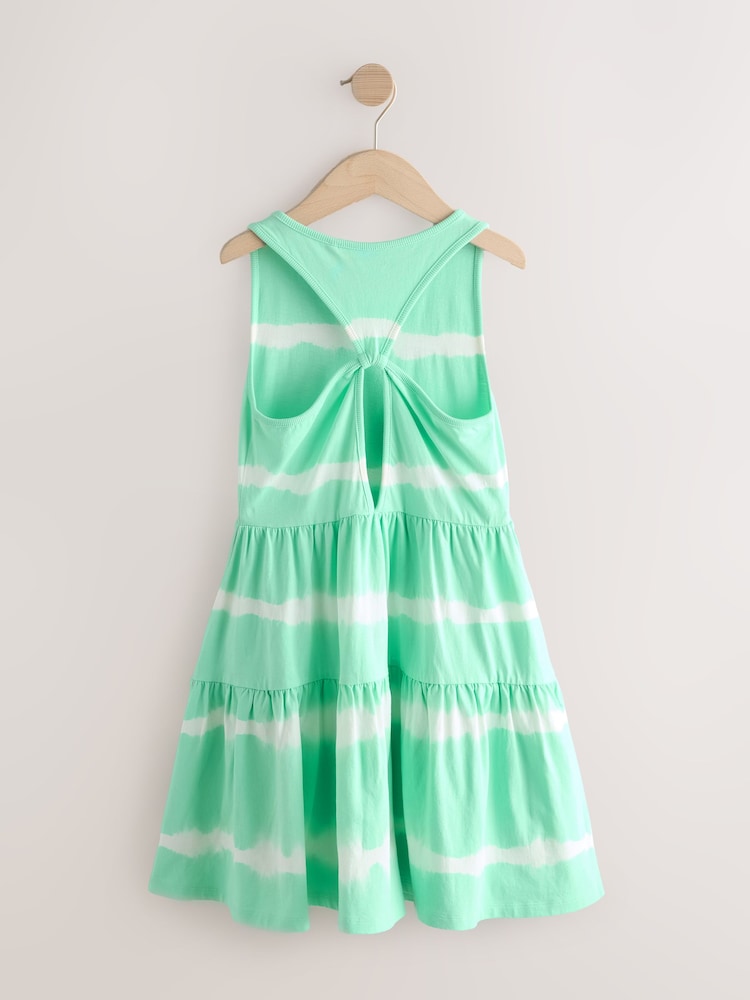 Buy Mint Green Tie-Dye Twist Back Summer Dress (3-16yrs) from Next USA Buy Mint Green Tie-Dye Twist Back Summer Dress (3-16yrs) from Next USA