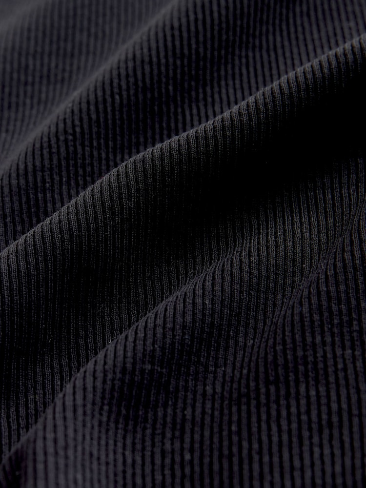 Black Rib Racer Dress (3-16yrs) - Image 4 of 4