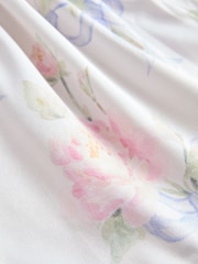 Ecru/Pink Satin Short Button Through Pyjamas (3-16yrs) - Image 4 of 4