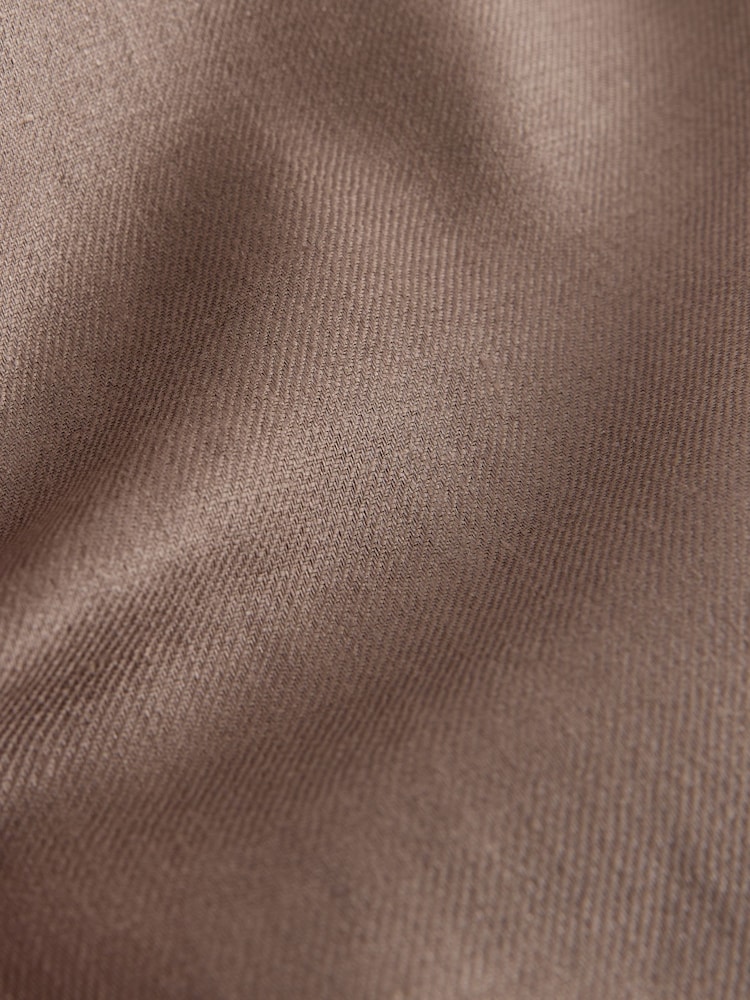 Brown N. Premium 100% Linen Double Breasted Blazer - Image 2 of 3