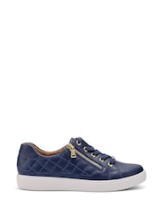 Hotter Blue Wide Fit Wonder Lace-Up Zip Shoes - Image 2 of 4