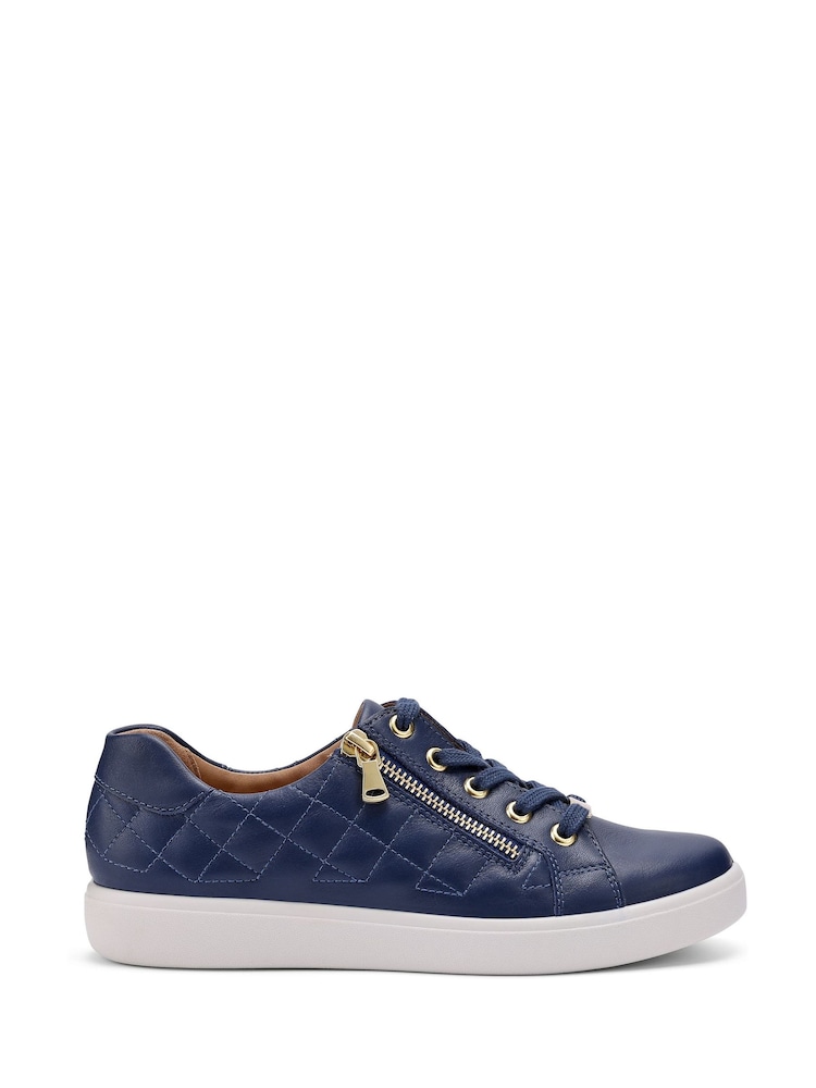 Hotter Blue Wide Fit Wonder Lace-Up Zip Shoes - Image 2 of 4