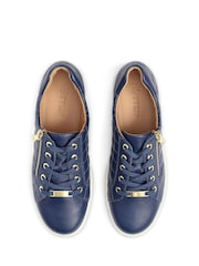 Hotter Blue Wide Fit Wonder Lace-Up Zip Shoes - Image 4 of 4