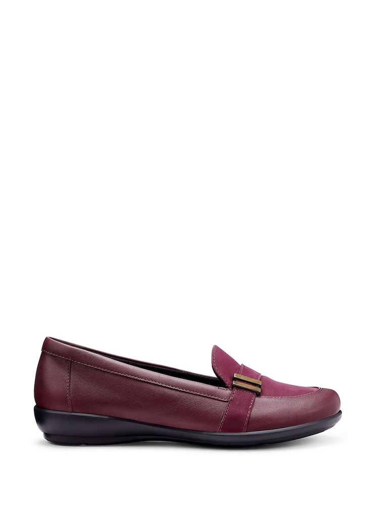 Hotter Red Extra Wide Fit Clay Slip-On Shoes - Image 1 of 4 Hotter Red Extra Wide Fit Clay Slip-On Shoes - Image 1 of 4