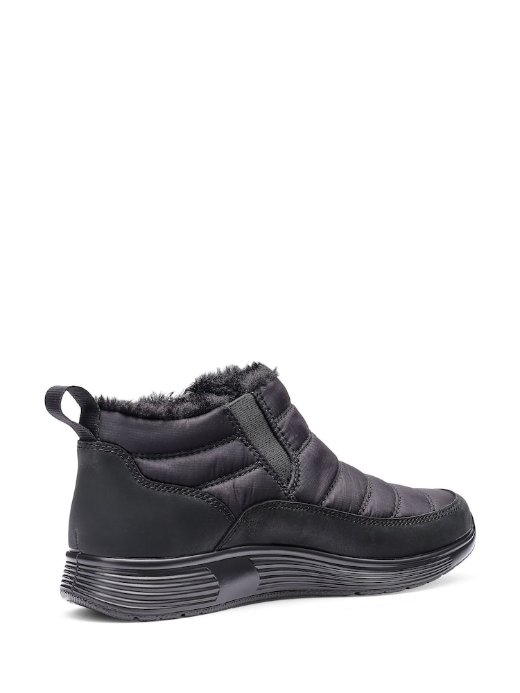 Hotter Black Regular Fit Frost Slip-On Boots - Image 2 of 4