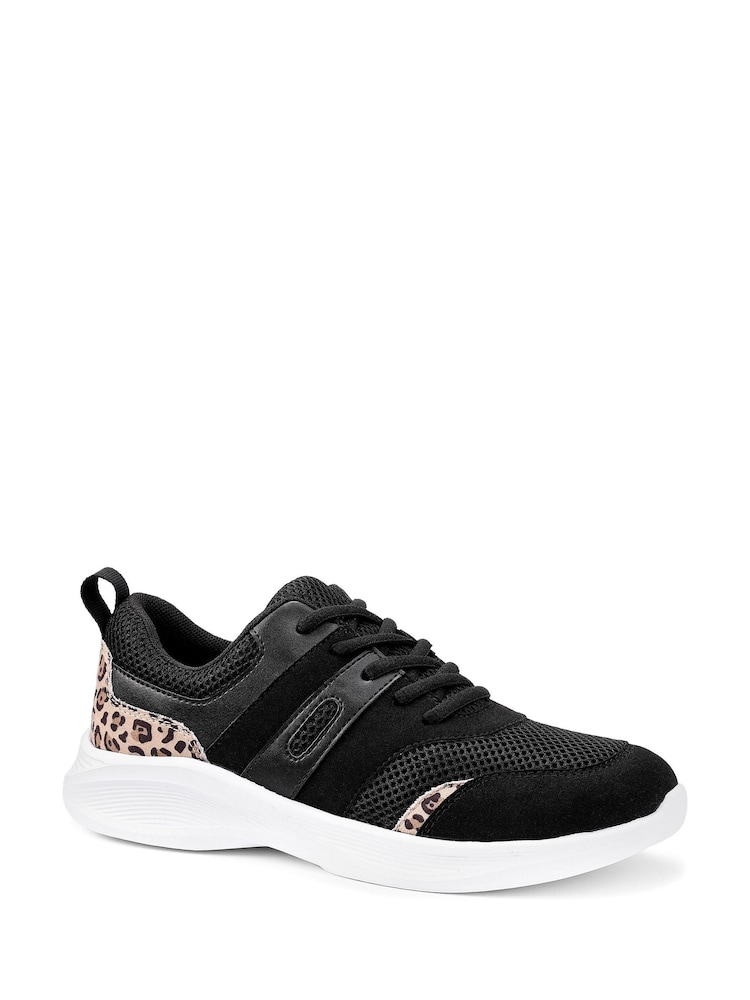 Hotter Black Regular Fit Dare Lace-Up Shoes - Image 2 of 4