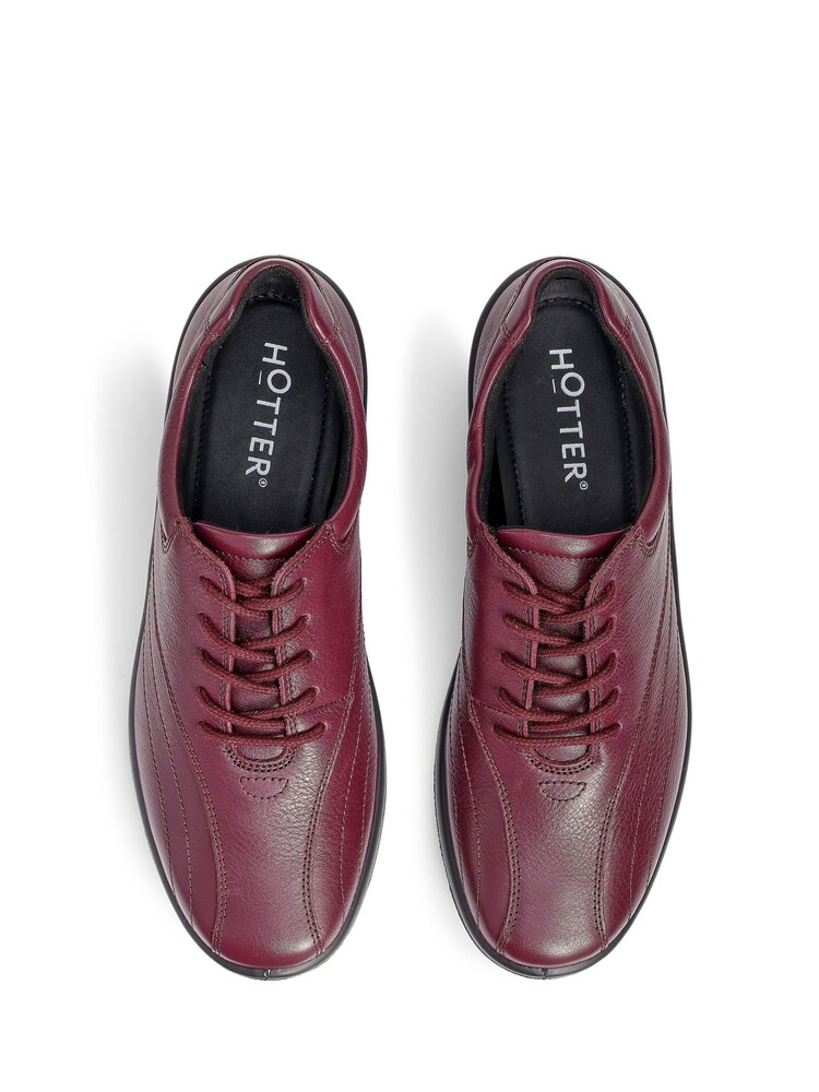 Hotter Red Extra Wide Fit Tone II Lace-Up Shoes - Image 4 of 4 Hotter Red Extra Wide Fit Tone II Lace-Up Shoes - Image 4 of 4
