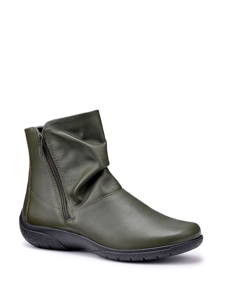 Hotter Green Regular Fit Whisper Zip Boots - Image 2 of 4