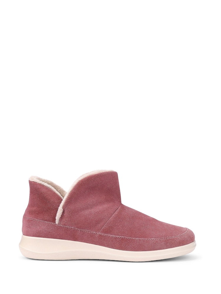 Hotter Pink Wide Fit Adore Slip-On Slippers - Image 1 of 4 Hotter Pink Wide Fit Adore Slip-On Slippers - Image 1 of 4