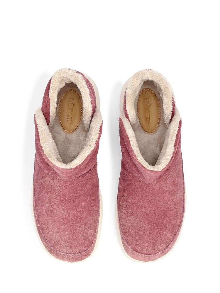 Hotter Pink Wide Fit Adore Slip-On Slippers - Image 4 of 4 Hotter Pink Wide Fit Adore Slip-On Slippers - Image 4 of 4