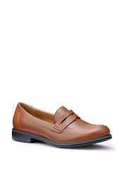 Hotter Brown Wide Fit Dorset Slip-On Shoes - Image 2 of 4