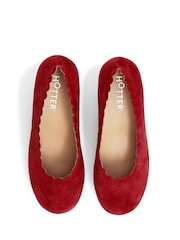 Hotter Red Regular Fit Jive Slip On Shoes - Image 4 of 4