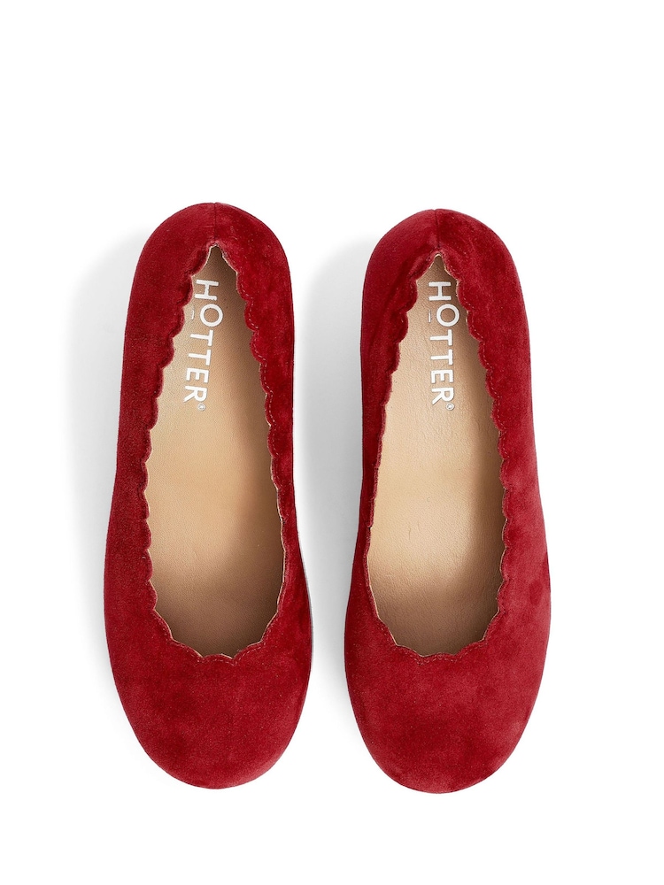 Hotter Red Regular Fit Jive Slip On Shoes - Image 4 of 4 Hotter Red Regular Fit Jive Slip On Shoes - Image 4 of 4