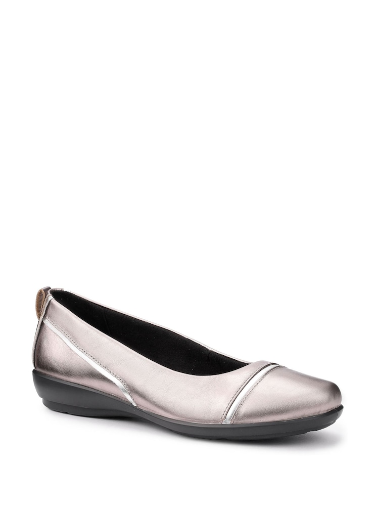 Hotter Metallic Regular Fit Wren Slip-On Shoes - Image 2 of 4 Hotter Metallic Regular Fit Wren Slip-On Shoes - Image 2 of 4