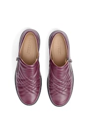 Hotter Red Regular Fit Poppy Slip On Zip Shoes - Image 4 of 4