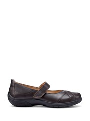 Hotter Brown Regular Fit Hope Touch-Fastening Shoes - Image 1 of 4