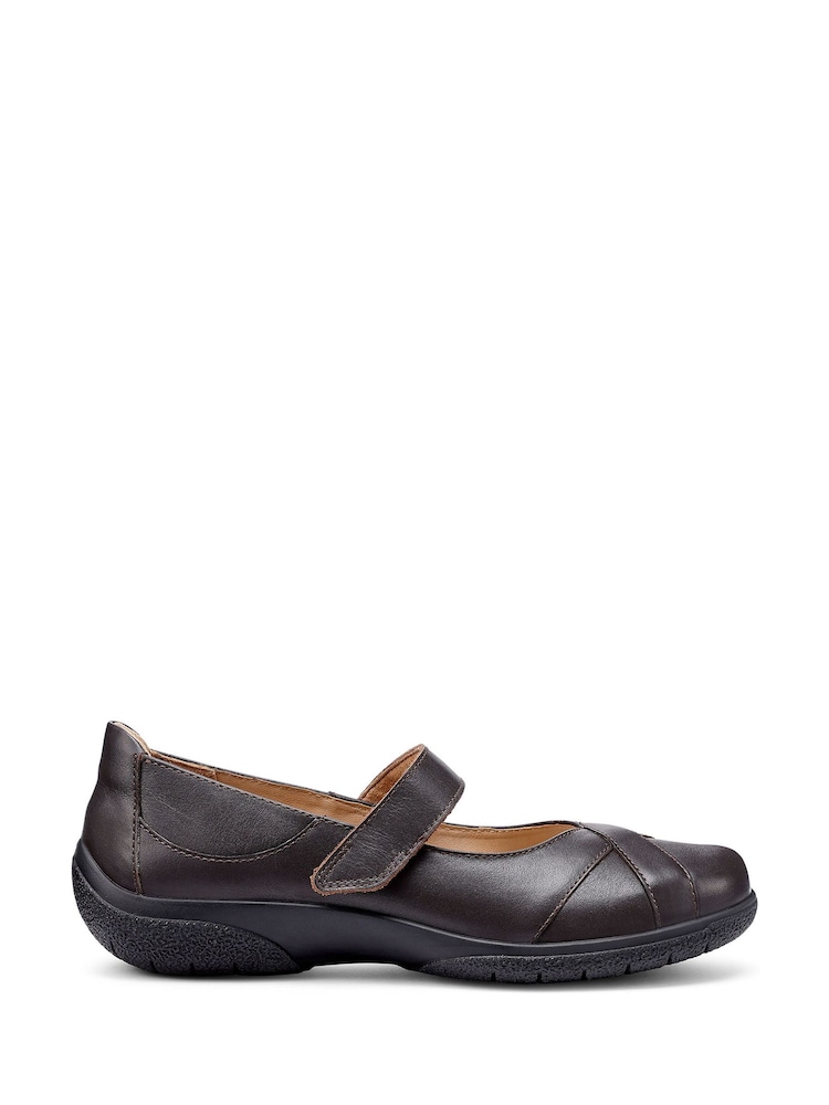 Hotter Brown Regular Fit Hope Touch-Fastening Shoes - Image 1 of 4 Hotter Brown Regular Fit Hope Touch-Fastening Shoes - Image 1 of 4
