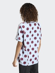 Blau - adidas Originals Polka Dot Slouchy Straight T-Shirt - Bild 3 von 6