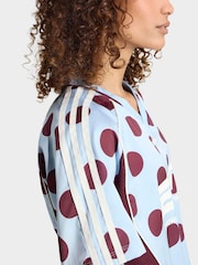 Blau - adidas Originals Polka Dot Slouchy Straight T-Shirt - Bild 4 von 6