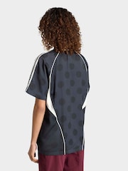 Grau - adidas Originals Polka Dot Slouchy Straight T-Shirt - Bild 3 von 6