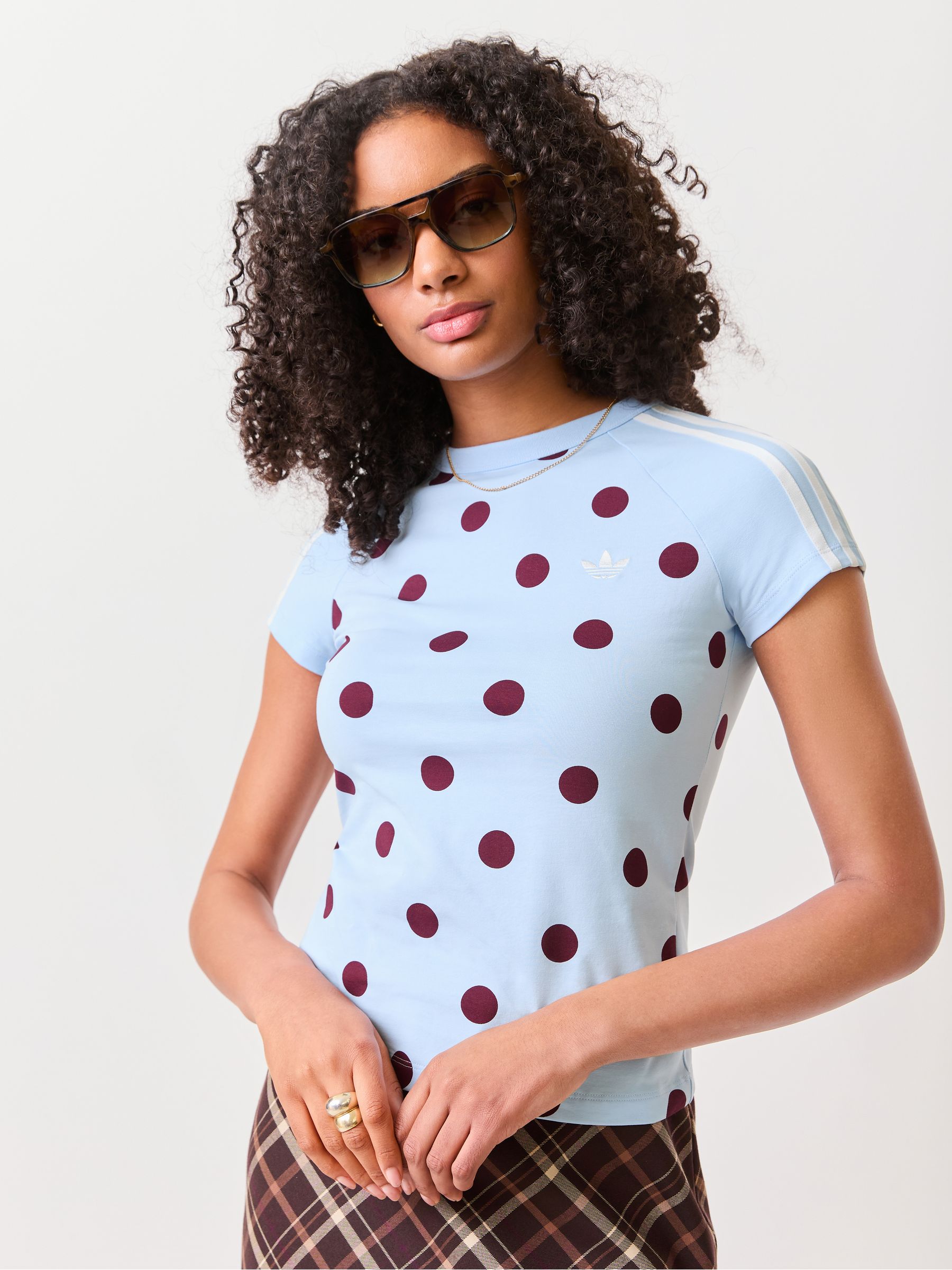 トップス 00s Y's cupro shirt dot Buy adidas Originals Blue Polka Dot Cali T-Shirt from Next USA